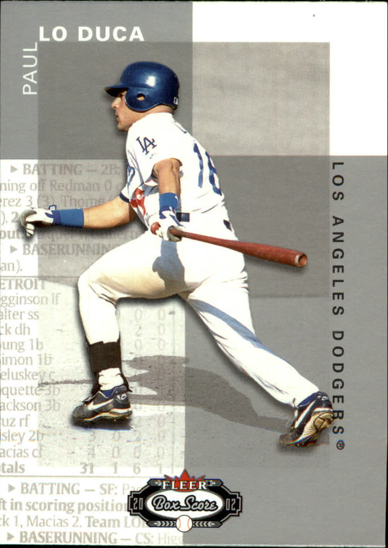 2001 FLEER PLATINUM PAUL LO DUCA LOS ANGELES DODGERS #375