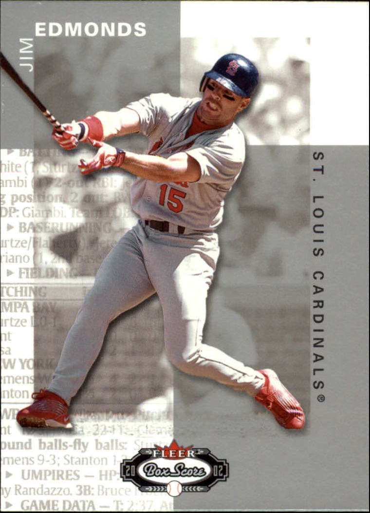 Fleer Jim Edmonds Baseball Trading Cards