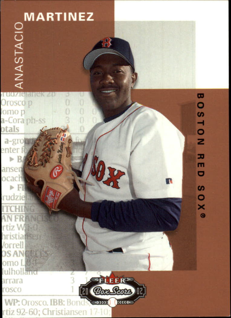 2002 Fleer Box Score #178 Anastacio Martinez RS RC