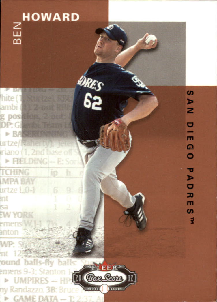 2002 Fleer Box Score #187 Ben Howard RS RC