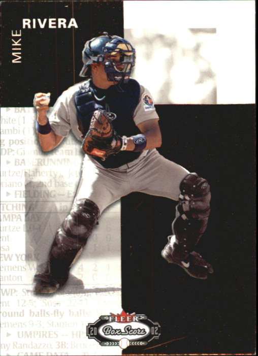 2002 Fleer Box Score First Edition #182 Mike Rivera RS
