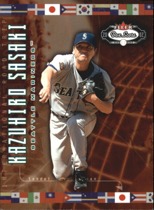 2002 Fleer Box Score First Edition #194 Kazuhiro Sasaki IRT