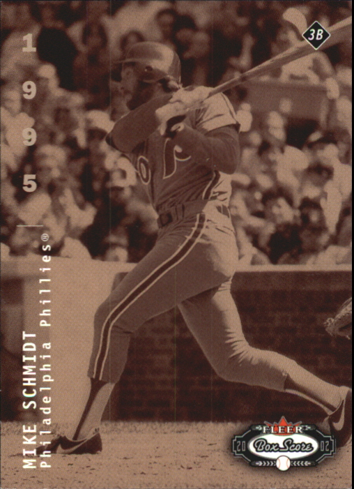 2002 Fleer Box Score First Edition #309 Mike Schmidt CT