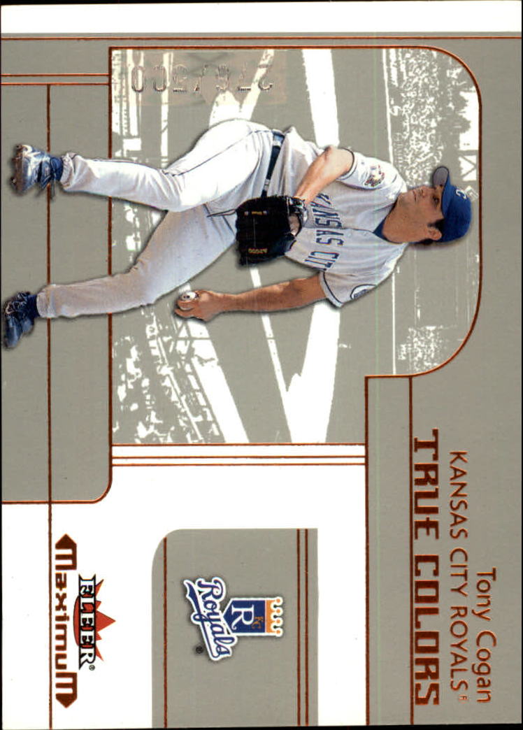 2002 Fleer Maximum #232 Tony Cogan RTC