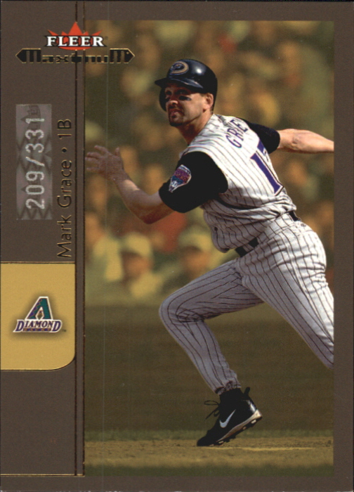 2002 Fleer Maximum To the Max #62 Mark Grace/331