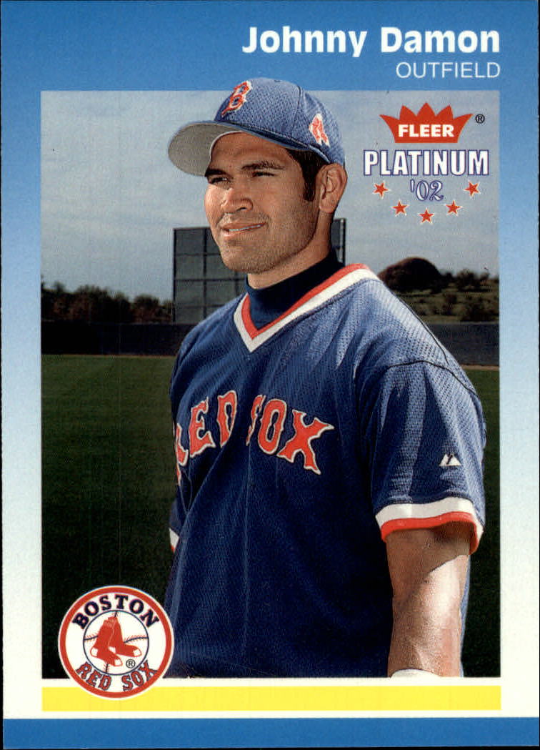 2002 Fleer Platinum #48 Johnny Damon Sox