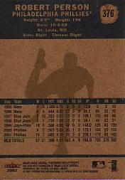 2002 Fleer Tradition Baseball "Main Set" Base Cards #251 to #500 - Picture 244 of 489