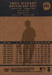 2002 Fleer Tradition Baseball "Main Set" Base Cards #251 to #500 - Picture 306 of 489