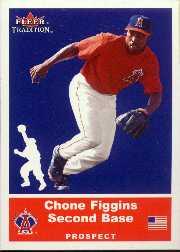 2002 Fleer Tradition Update #U84 Chone Figgins SP RC