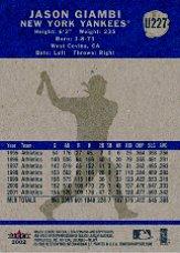 2002 Fleer Tradition Update Baseball "Main Set" Base Cards #U201 to #U400 - Picture 55 of 376