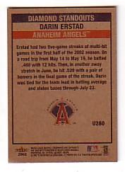 2002 Fleer Tradition Update Baseball "Main Set" Base Cards #U201 to #U400 - Picture 153 of 376