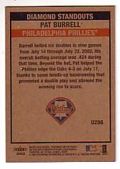 2002 Fleer Tradition Update Baseball "Main Set" Base Cards #U201 to #U400 - Picture 163 of 376