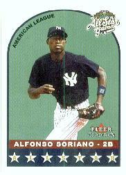 2002 Fleer Tradition Update #U301 Alfonso Soriano AS