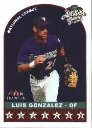 2002 Fleer Tradition Update #U346 Luis Gonzalez AS