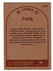 2002 Fleer Tradition Update #U357 Andruw Jones AS back image
