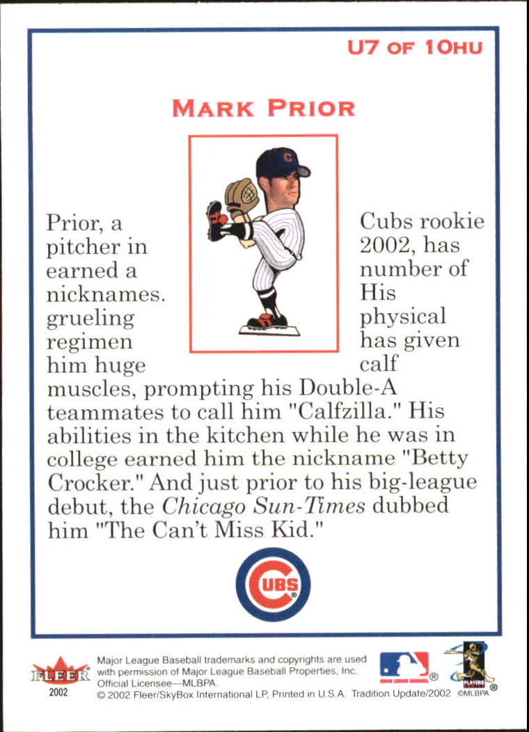 2002 Fleer Tradition Update Baseball "Insert" Cards - Picture 13 of 33