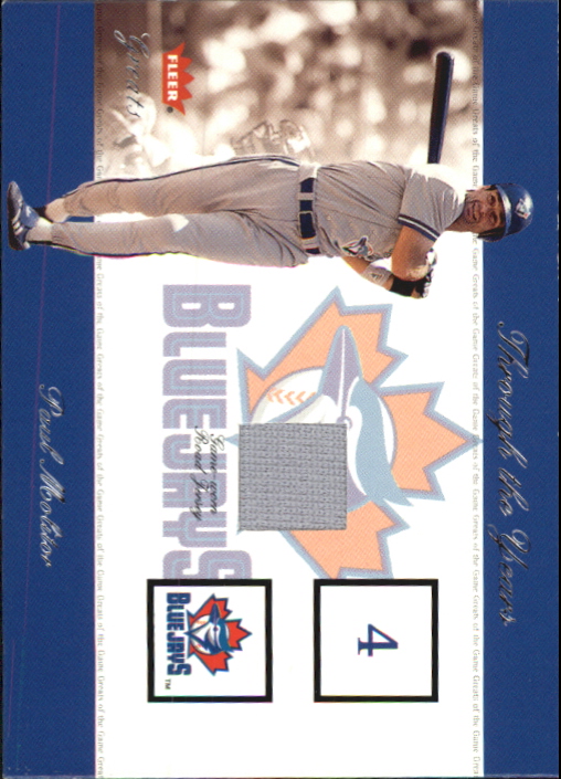 2002 Greats of the Game Through the Years Level 1 #14 Paul Molitor Blue Jays