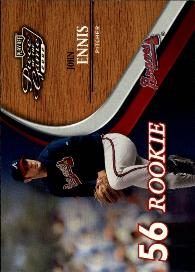 2002 Playoff Piece of the Game #86 John Ennis ROO RC