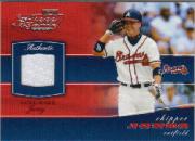 2002 Playoff Piece of the Game Materials #13A Chipper Jones Jsy
