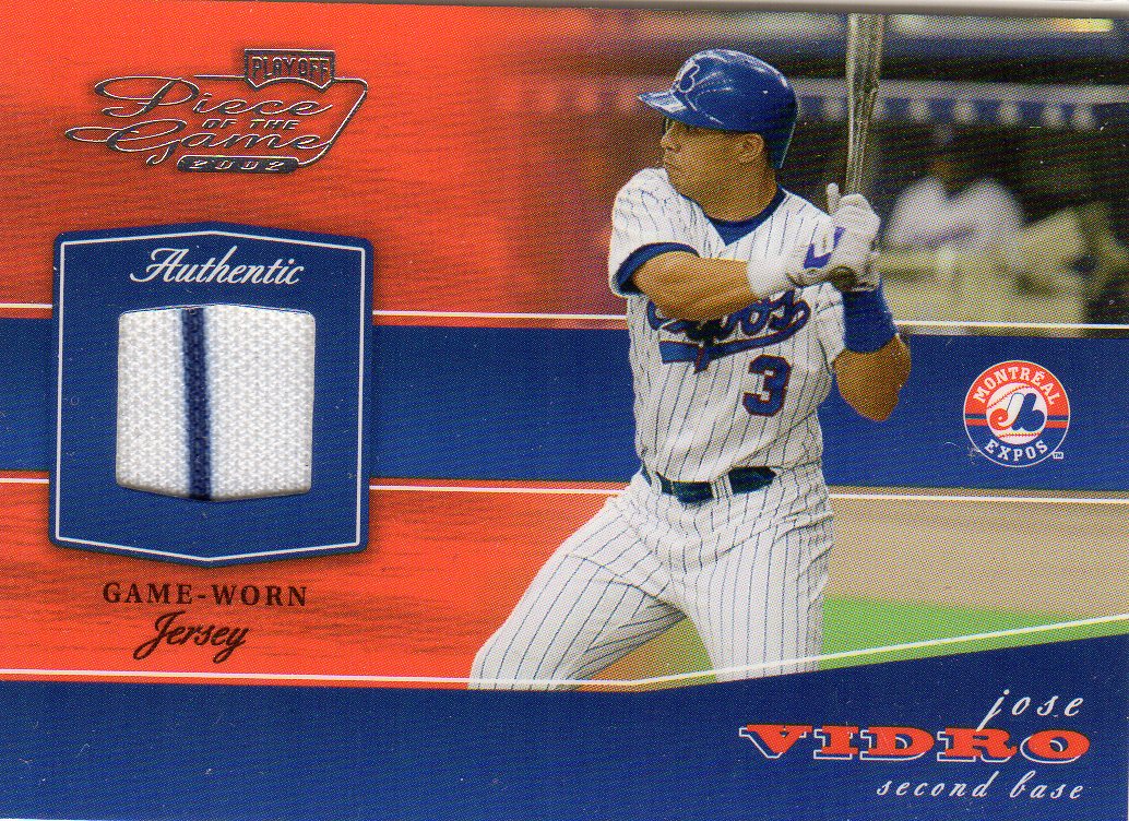 2002 Playoff Piece of the Game Baseball "Materials" Game Used Cards - Picture 3 of 5