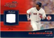 2002 Playoff Piece of the Game Materials #53A Manny Ramirez Jsy