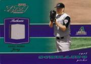 2002 Playoff Piece of the Game Materials Bronze #18 Curt Schilling Jsy