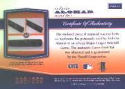 2002 Playoff Piece of the Game Materials Bronze #72 Roberto Alomar Bat back image