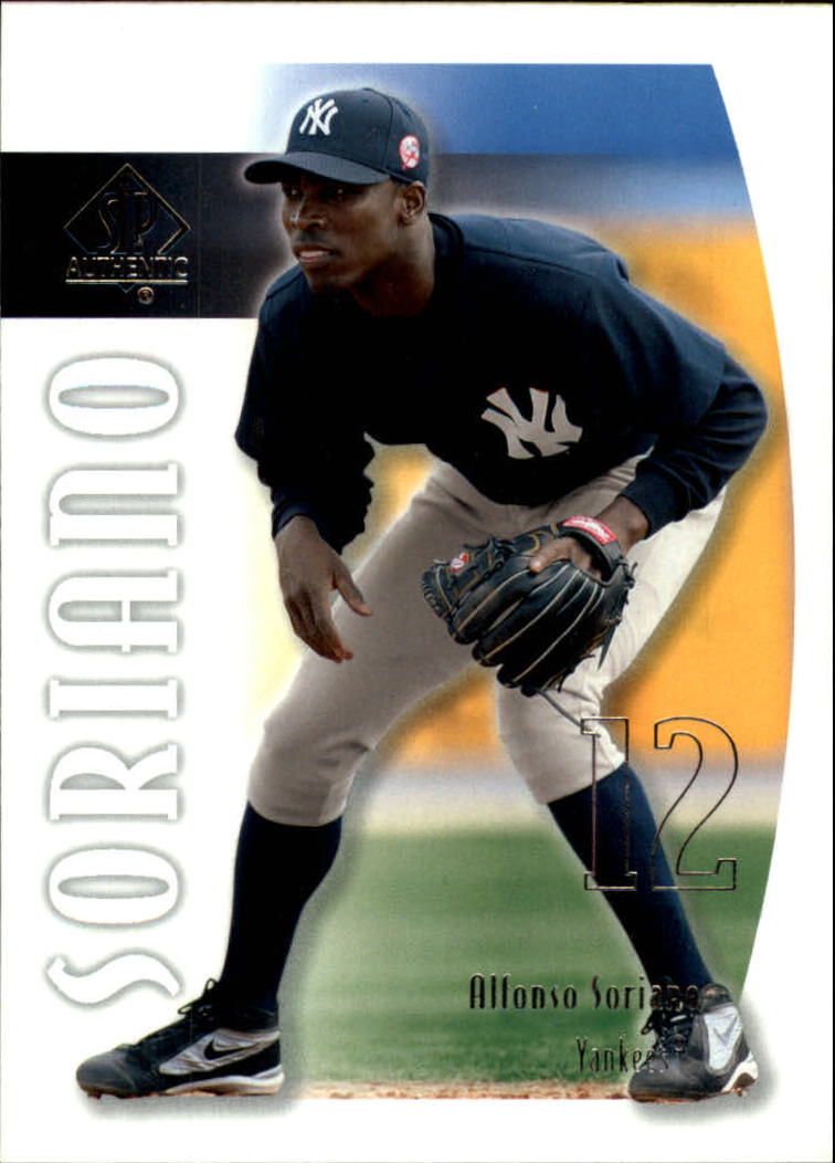 2002 SP Authentic #42 Alfonso Soriano