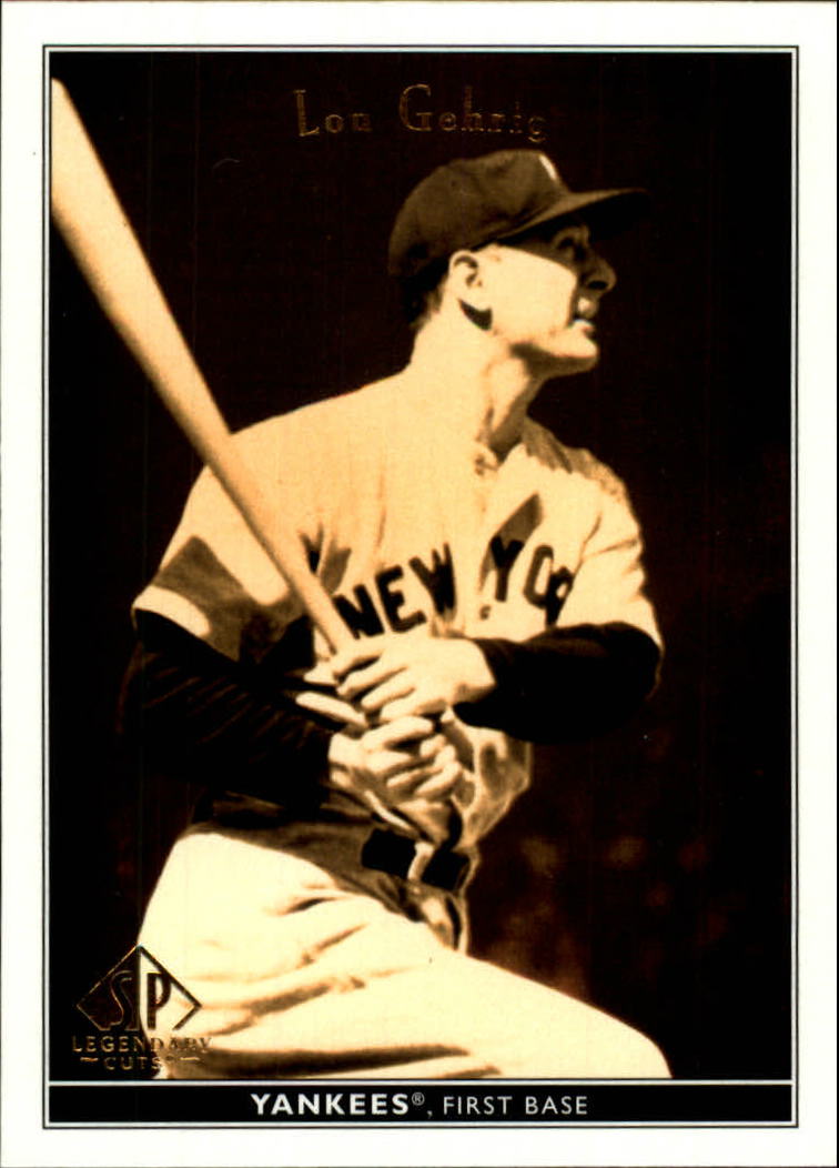 2002 SP Legendary Cuts #48 Lou Gehrig