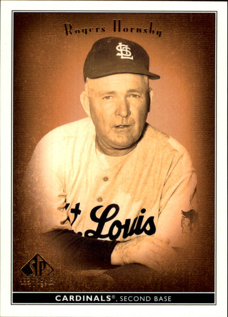 2002 SP Legendary Cuts #67 Rogers Hornsby