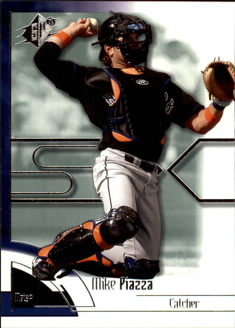 2002 SPx #74 Mike Piazza