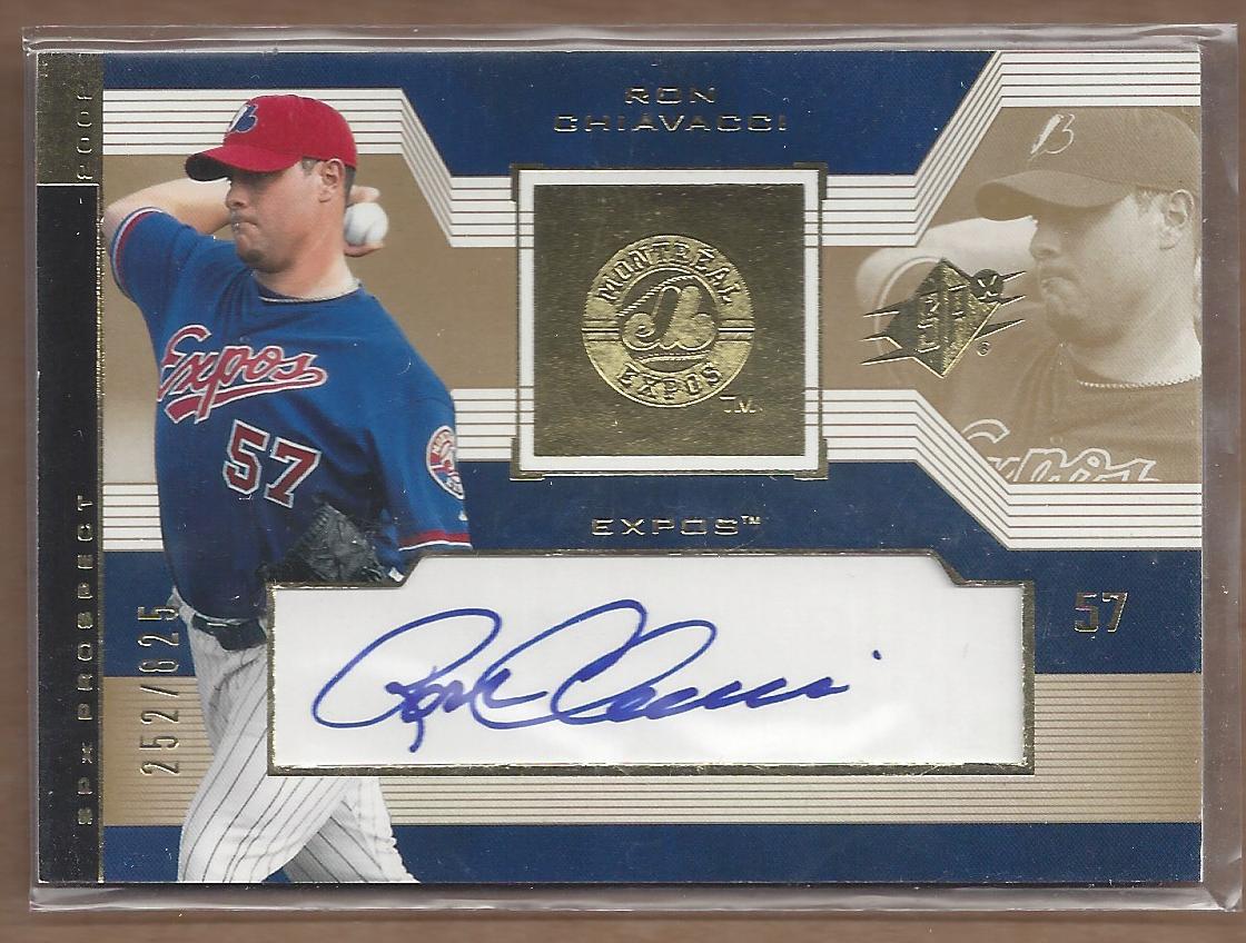 2002 SPx #239 Ron Chiavacci AU