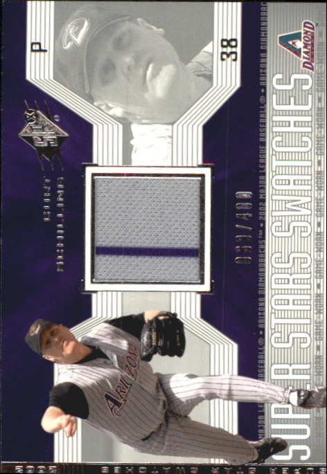 2002 SPx SuperStars Swatches Silver #185 Curt Schilling