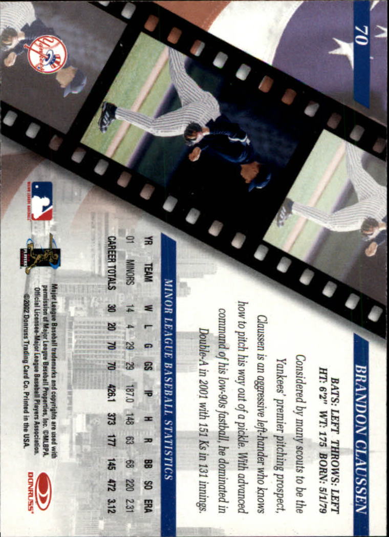 B3011- 2002 Studio Baseball Card #s 1-250 +Rookies -You Pick- 15+ FREE US SHIP - Picture 141 of 492