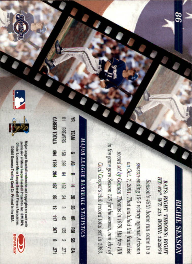 B3011- 2002 Studio Baseball Card #s 1-250 +Rookies -You Pick- 15+ FREE US SHIP - Picture 173 of 492