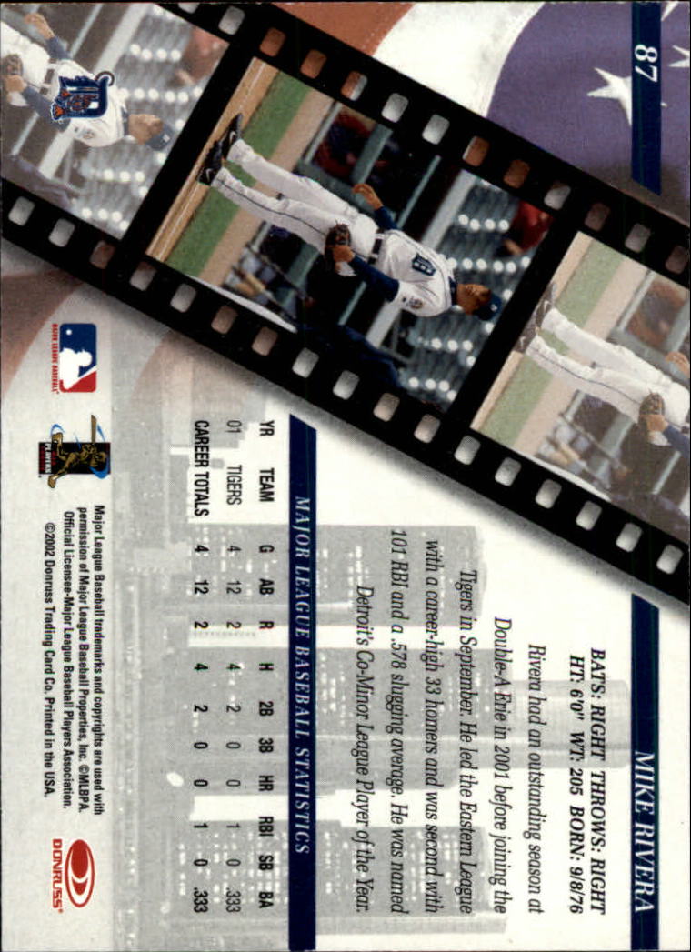 B3011- 2002 Studio Baseball Card #s 1-250 +Rookies -You Pick- 15+ FREE US SHIP - Picture 175 of 492
