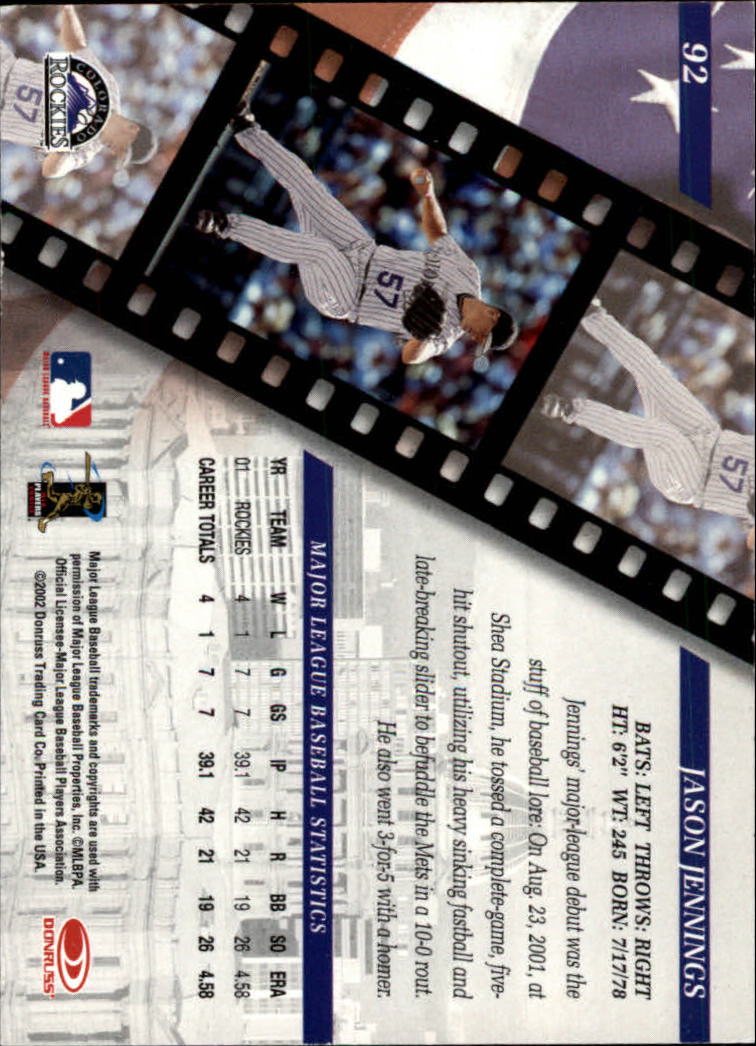 B3011- 2002 Studio Baseball Card #s 1-250 +Rookies -You Pick- 15+ FREE US SHIP - Picture 185 of 492