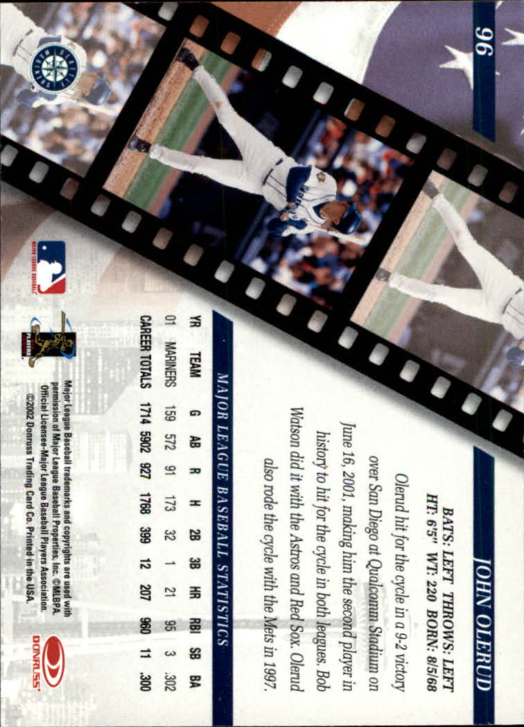 B3011- 2002 Studio Baseball Card #s 1-250 +Rookies -You Pick- 15+ FREE US SHIP - Picture 193 of 492