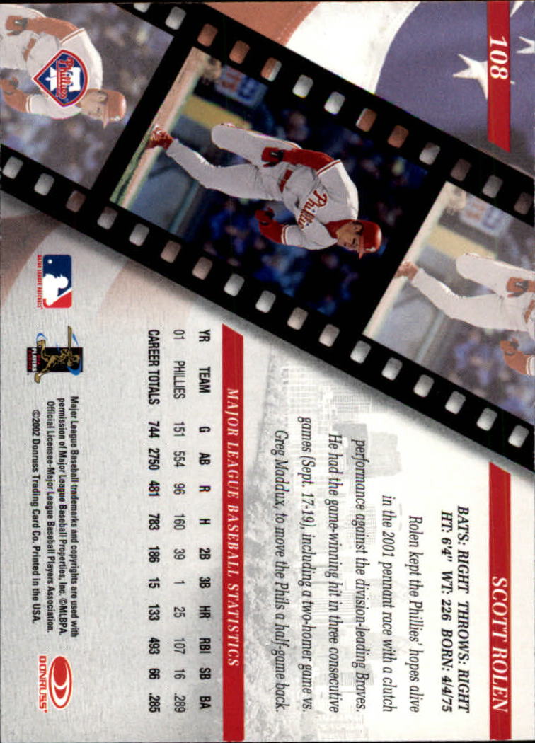 B3011- 2002 Studio Baseball Card #s 1-250 +Rookies -You Pick- 15+ FREE US SHIP - Picture 216 of 492