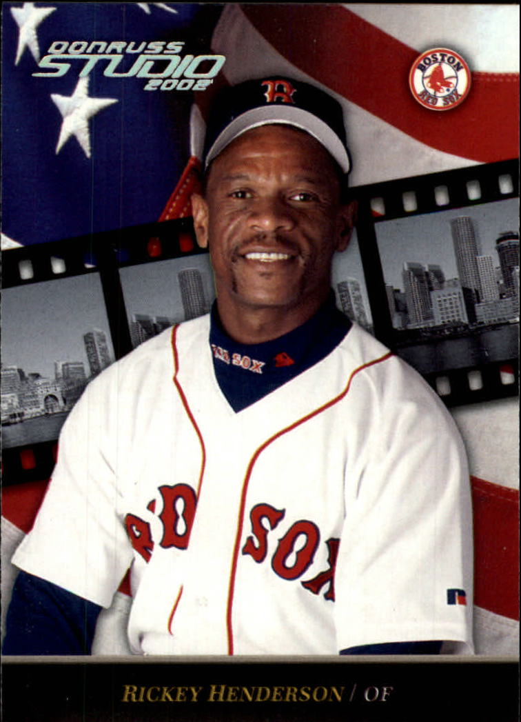 2002 Studio #120 Rickey Henderson