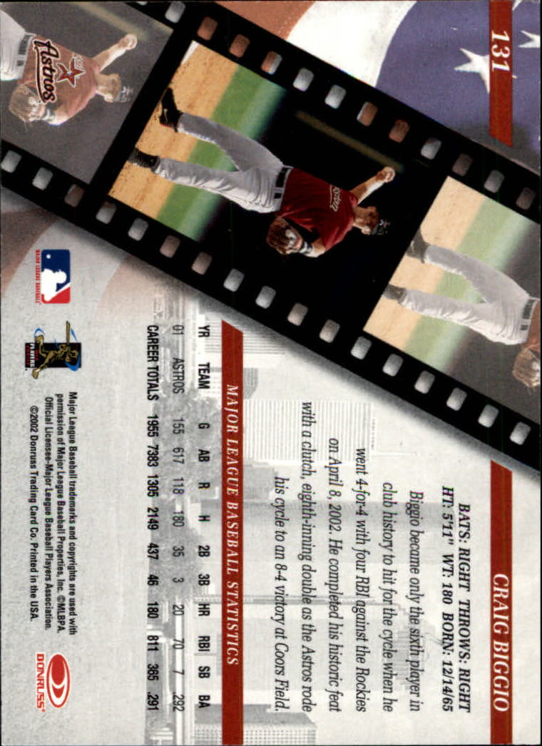 Craig Biggio cards (1990-2023) Astros - You Choose - Bild 201 von 312