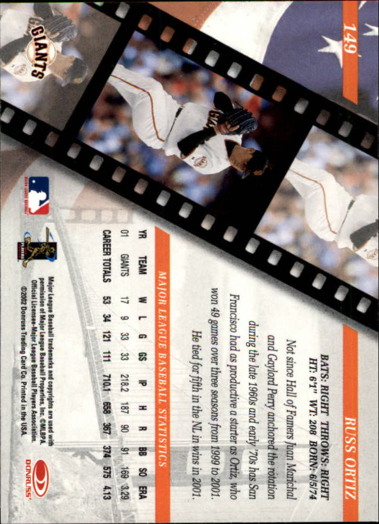 B3011- 2002 Studio Baseball Card #s 1-250 +Rookies -You Pick- 15+ FREE US SHIP - Picture 295 of 492