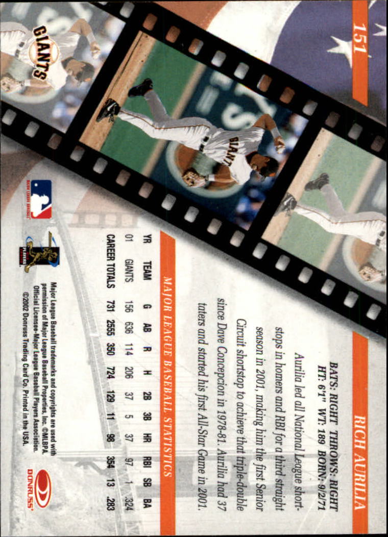 B3011- 2002 Studio Baseball Card #s 1-250 +Rookies -You Pick- 15+ FREE US SHIP - Picture 298 of 492