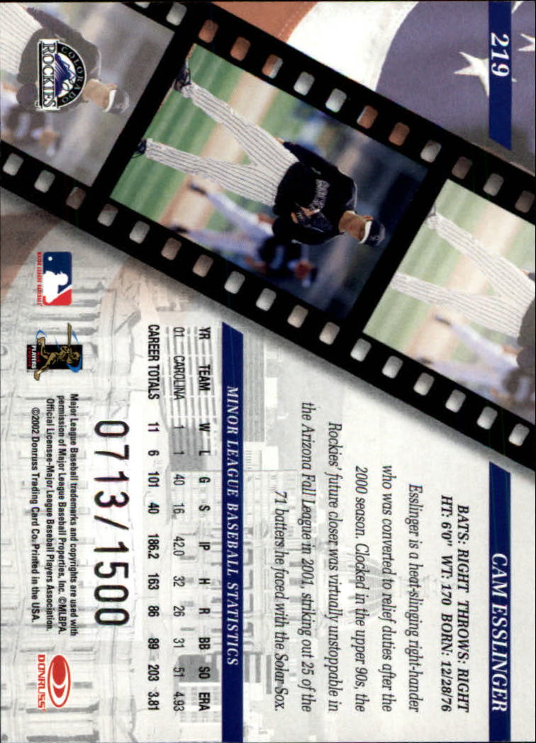 B3011- 2002 Studio Baseball Card #s 1-250 +Rookies -You Pick- 15+ FREE US SHIP - Picture 432 of 492