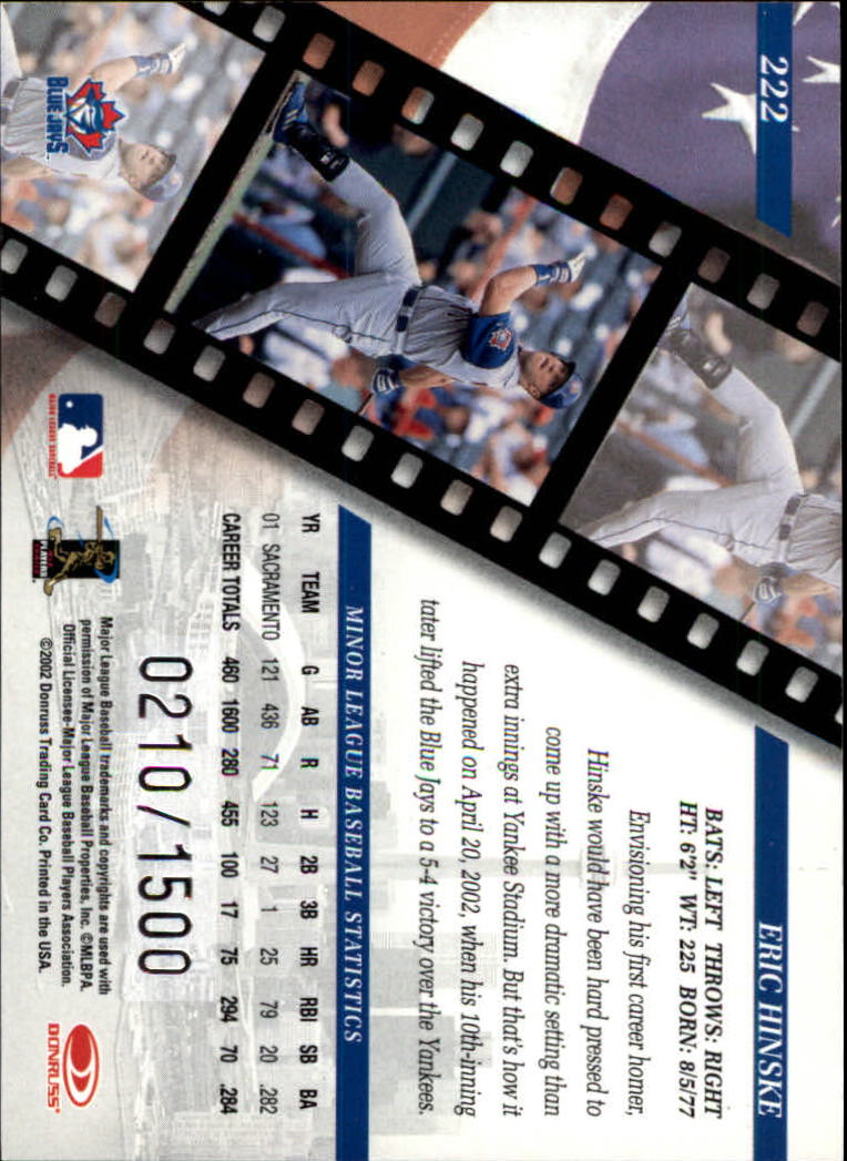 B3011- 2002 Studio Baseball Card #s 1-250 +Rookies -You Pick- 15+ FREE US SHIP - Picture 438 of 492