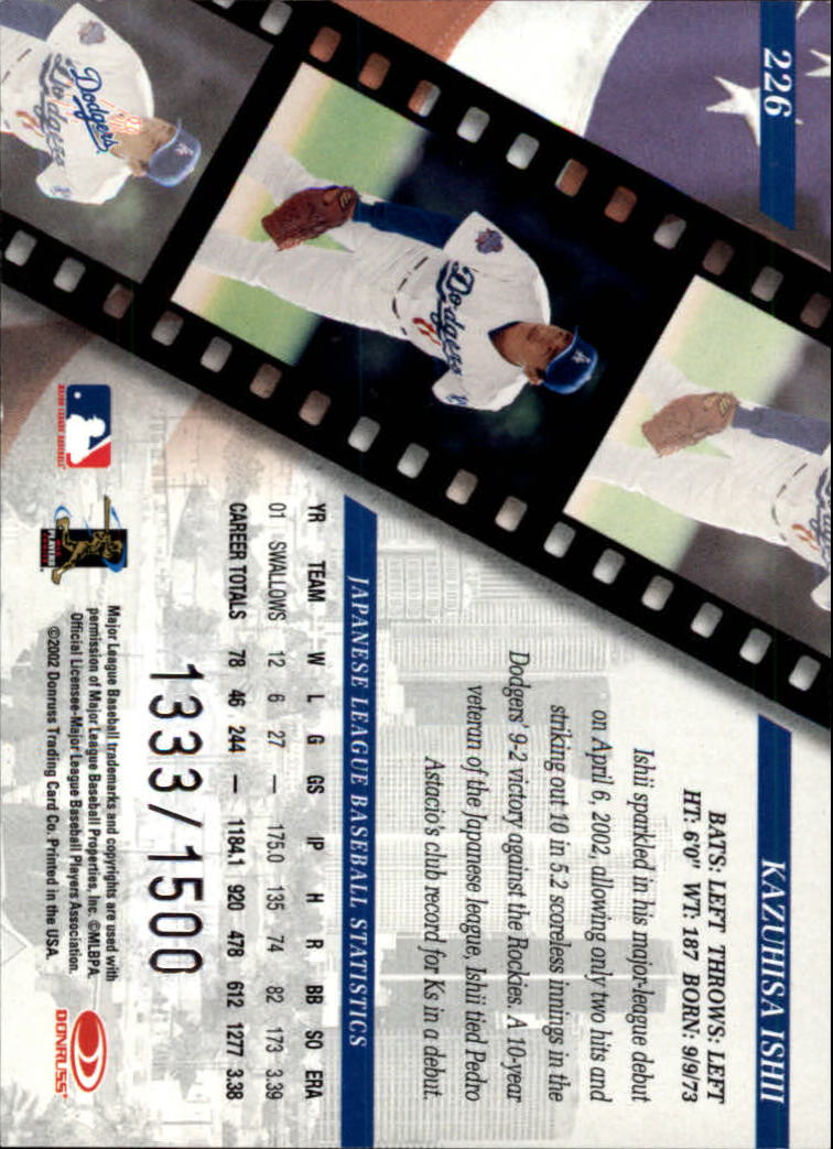 B3011- 2002 Studio Baseball Card #s 1-250 +Rookies -You Pick- 15+ FREE US SHIP - Picture 446 of 492