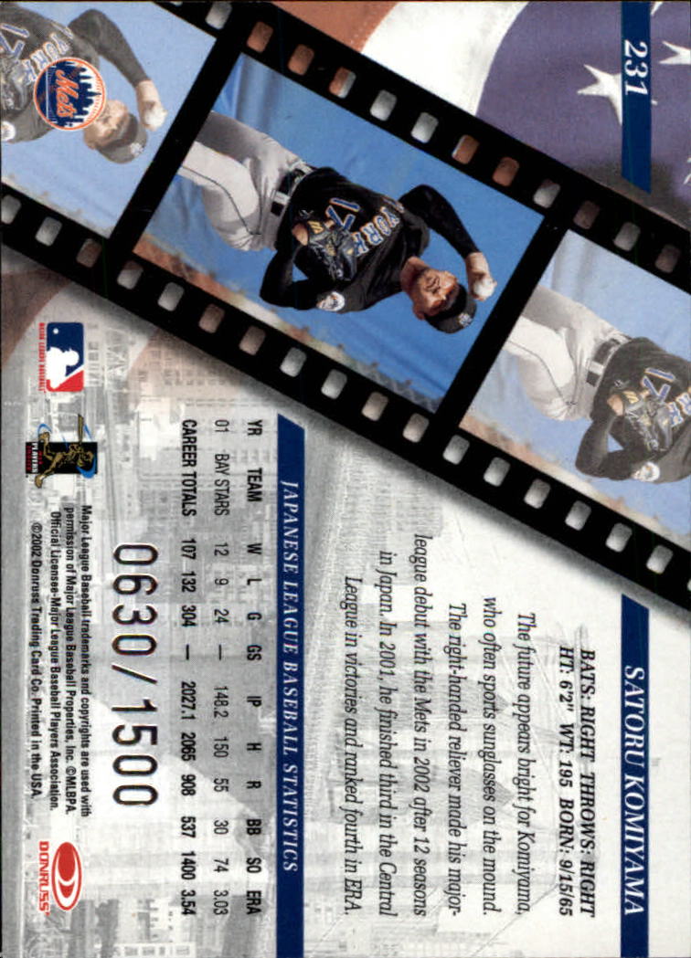 B3011- 2002 Studio Baseball Card #s 1-250 +Rookies -You Pick- 15+ FREE US SHIP - Picture 456 of 492