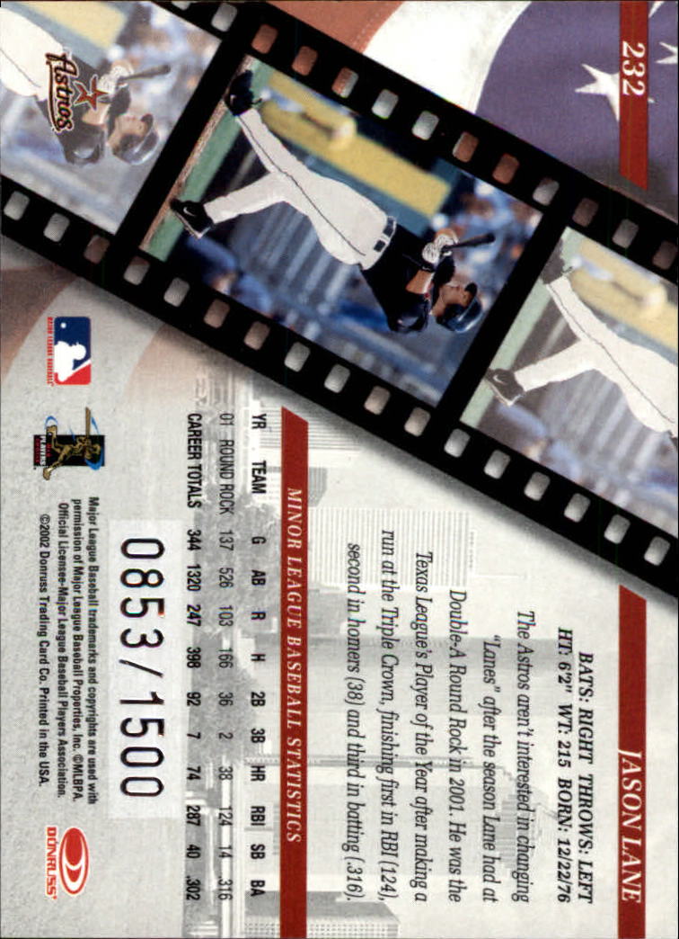 B3011- 2002 Studio Baseball Card #s 1-250 +Rookies -You Pick- 15+ FREE US SHIP - Picture 458 of 492