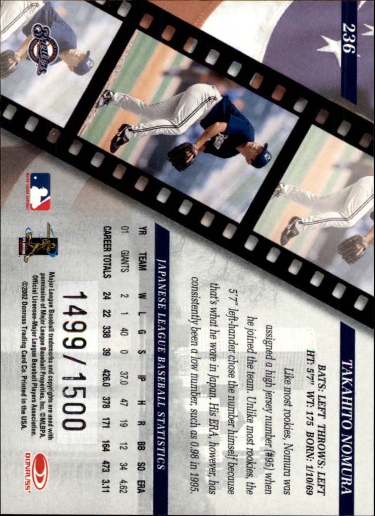 B3011- 2002 Studio Baseball Card #s 1-250 +Rookies -You Pick- 15+ FREE US SHIP - Picture 466 of 492