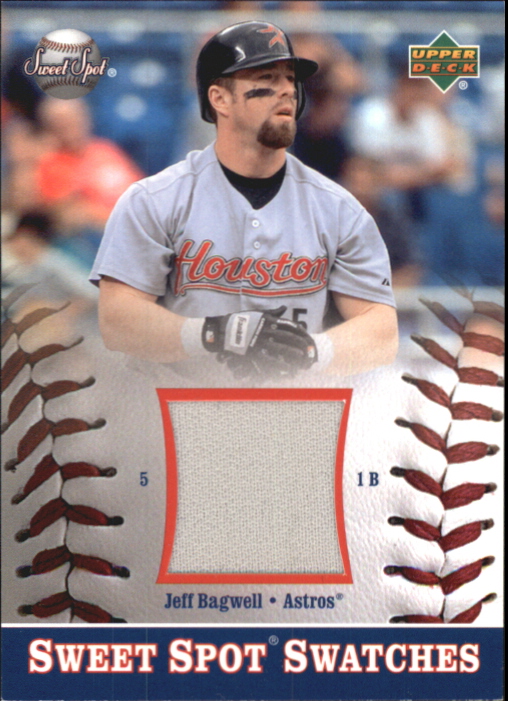 2002 Sweet Spot Swatches #SJBS Jeff Bagwell